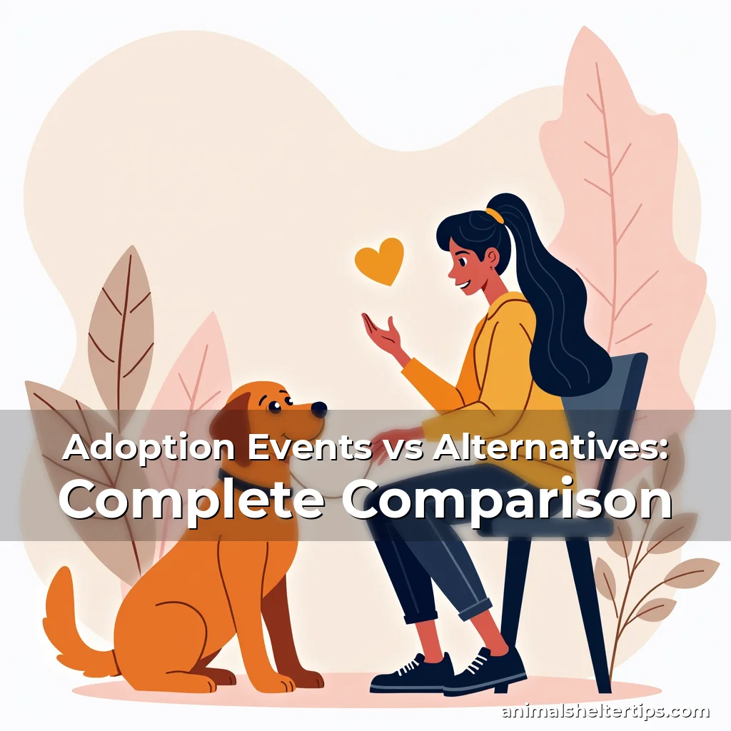 Artistic representation for Adoption Events vs Alternatives: Complete Comparison