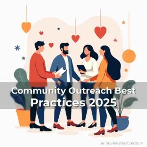 Artistic representation for Community Outreach Best Practices 2025
