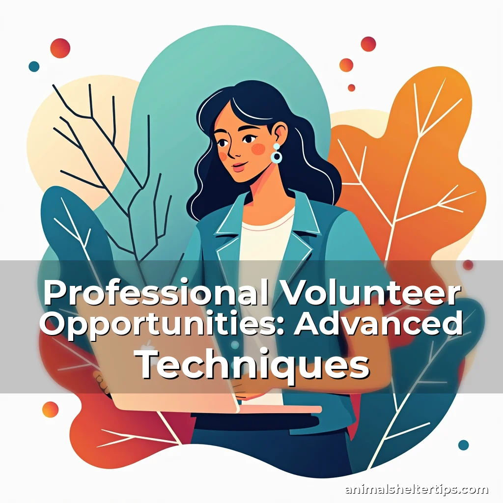 Artistic representation for Professional Volunteer Opportunities: Advanced Techniques