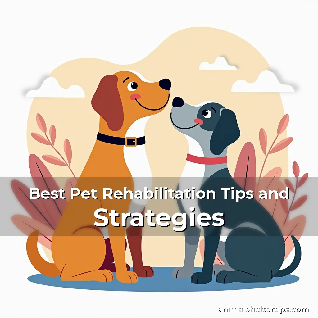Artistic representation for Best Pet Rehabilitation Tips and Strategies