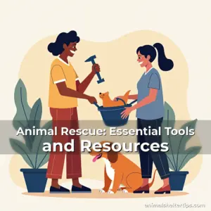 Artistic representation for Animal Rescue: Essential Tools and Resources