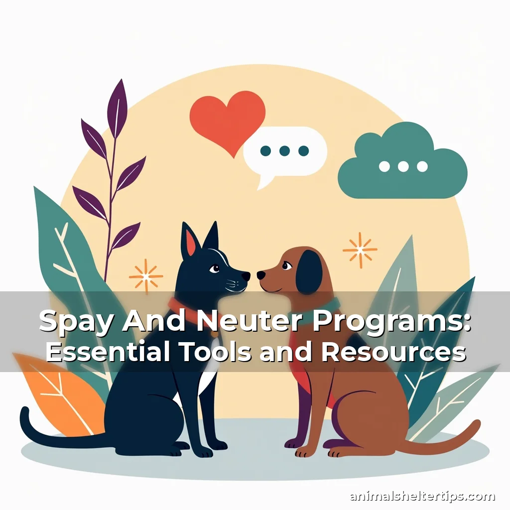 Artistic representation for Spay And Neuter Programs: Essential Tools and Resources