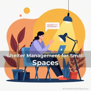 Artistic representation for Shelter Management for Small Spaces