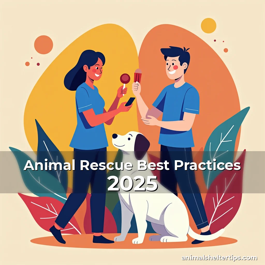 Artistic representation for Animal Rescue Best Practices 2025