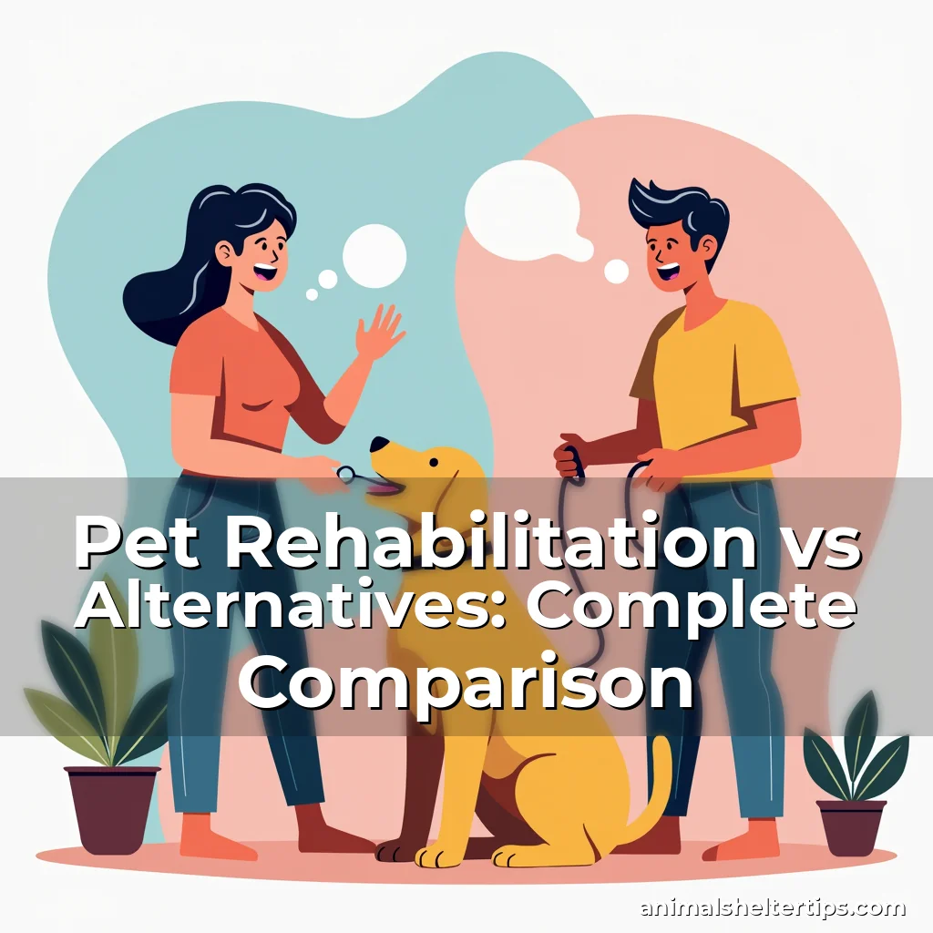 Artistic representation for Pet Rehabilitation vs Alternatives: Complete Comparison