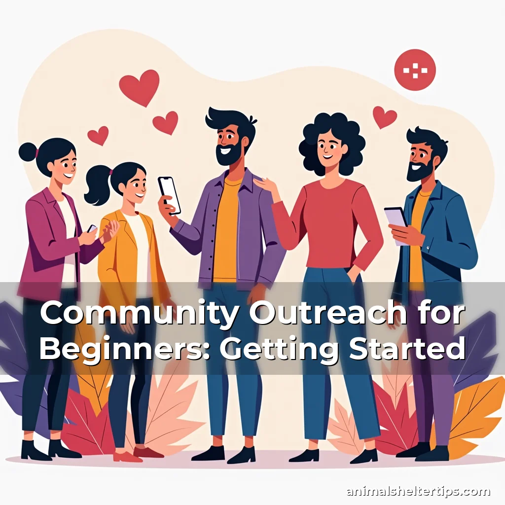 Artistic representation for Community Outreach for Beginners: Getting Started