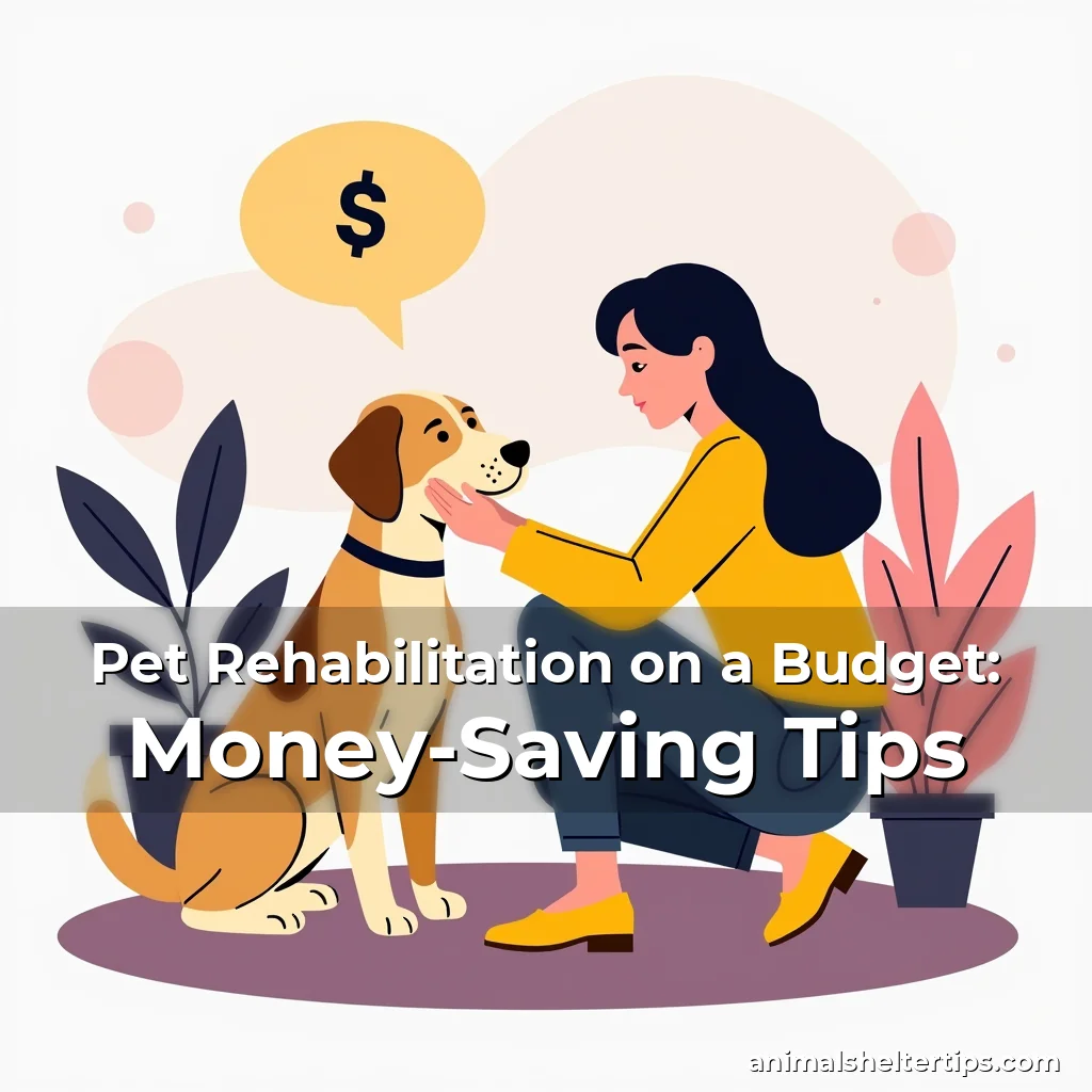 Artistic representation for Pet Rehabilitation on a Budget: Money-Saving Tips