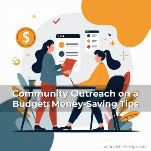 Artistic representation for Community Outreach on a Budget: Money-Saving Tips