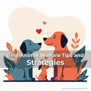 Artistic representation for Best Animal Welfare Tips and Strategies