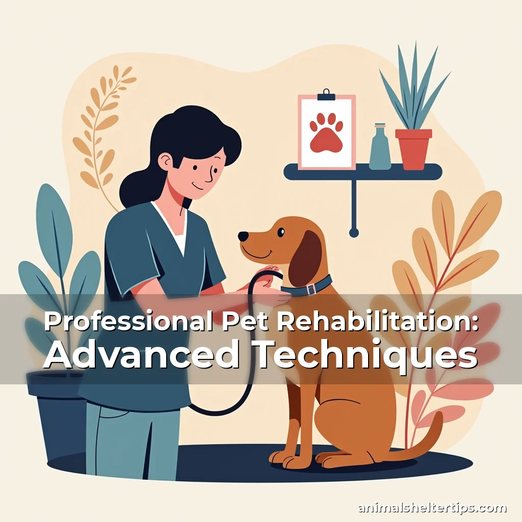 Artistic representation for Professional Pet Rehabilitation: Advanced Techniques