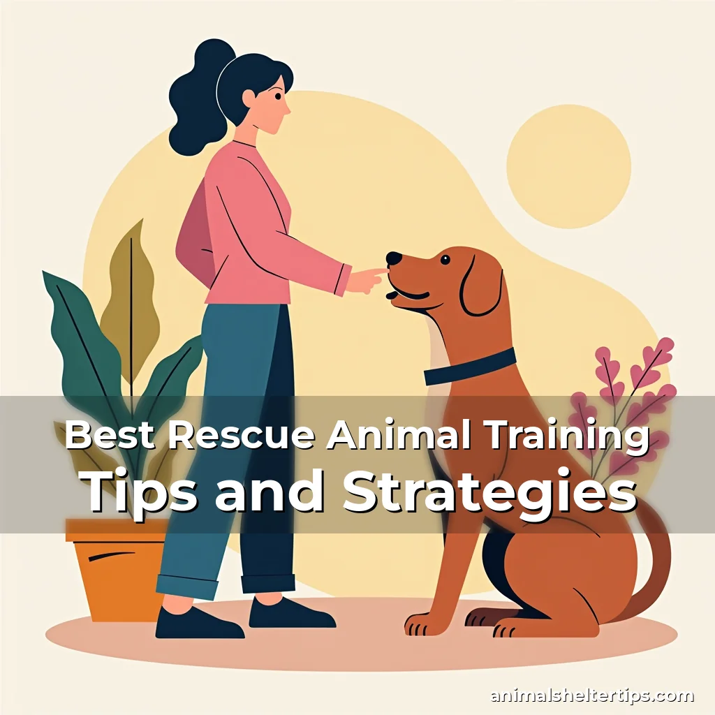 Artistic representation for Best Rescue Animal Training Tips and Strategies