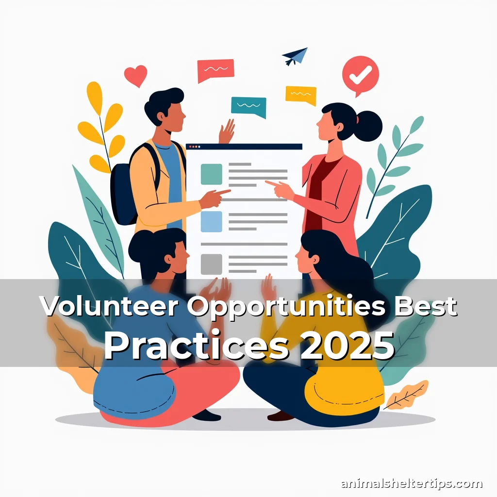 Artistic representation for Volunteer Opportunities Best Practices 2025