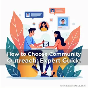 Artistic representation for How to Choose Community Outreach: Expert Guide