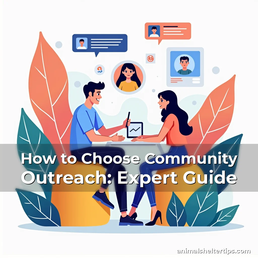 Artistic representation for How to Choose Community Outreach: Expert Guide