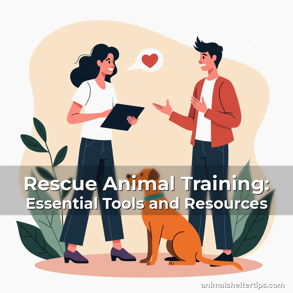 Artistic representation for Rescue Animal Training: Essential Tools and Resources