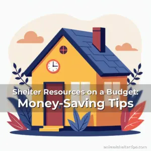 Artistic representation for Shelter Resources on a Budget: Money-Saving Tips