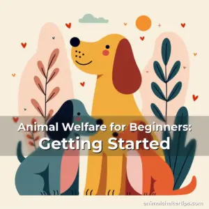 Artistic representation for Animal Welfare for Beginners: Getting Started