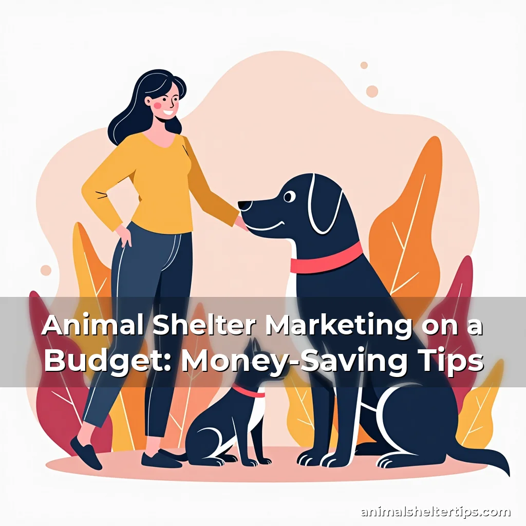 Artistic representation for Animal Shelter Marketing on a Budget: Money-Saving Tips