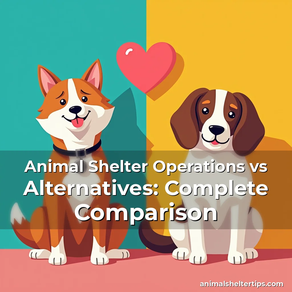 Artistic representation for Animal Shelter Operations vs Alternatives: Complete Comparison