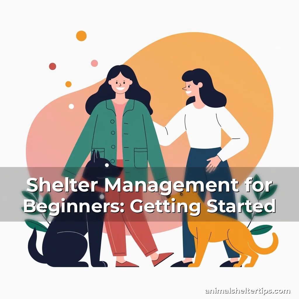 Artistic representation for Shelter Management for Beginners: Getting Started