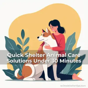 Artistic representation for Quick Shelter Animal Care Solutions Under 30 Minutes