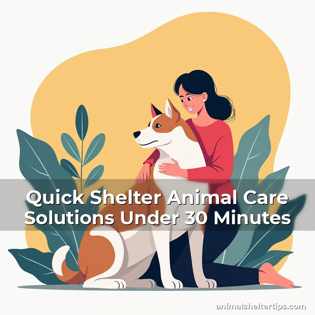 Artistic representation for Quick Shelter Animal Care Solutions Under 30 Minutes