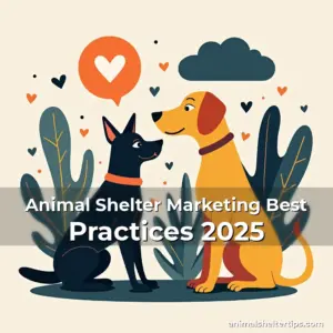 Artistic representation for Animal Shelter Marketing Best Practices 2025