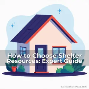 Artistic representation for How to Choose Shelter Resources: Expert Guide