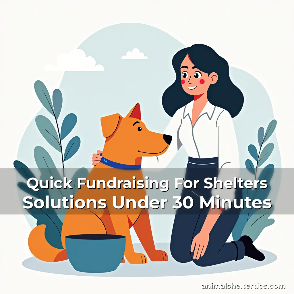 Artistic representation for Quick Fundraising For Shelters Solutions Under 30 Minutes