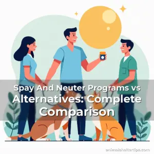 Artistic representation for Spay And Neuter Programs vs Alternatives: Complete Comparison