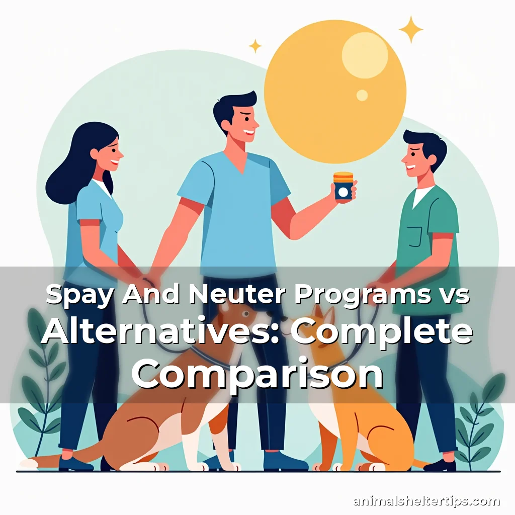 Artistic representation for Spay And Neuter Programs vs Alternatives: Complete Comparison