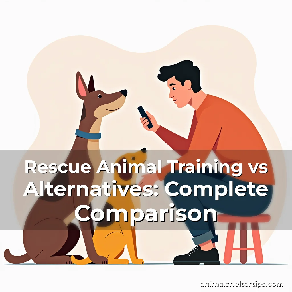 Artistic representation for Rescue Animal Training vs Alternatives: Complete Comparison