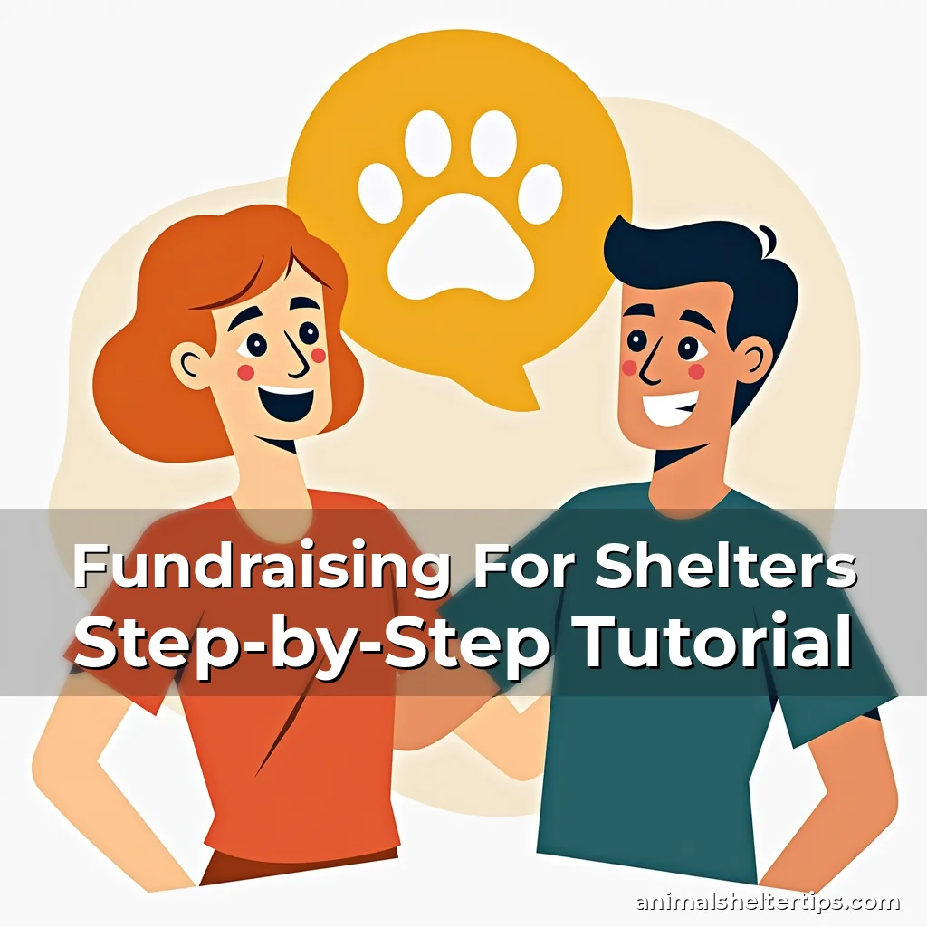 Artistic representation for Fundraising For Shelters Step-by-Step Tutorial