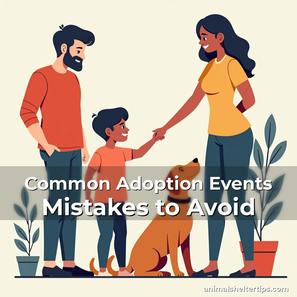 Artistic representation for Common Adoption Events Mistakes to Avoid