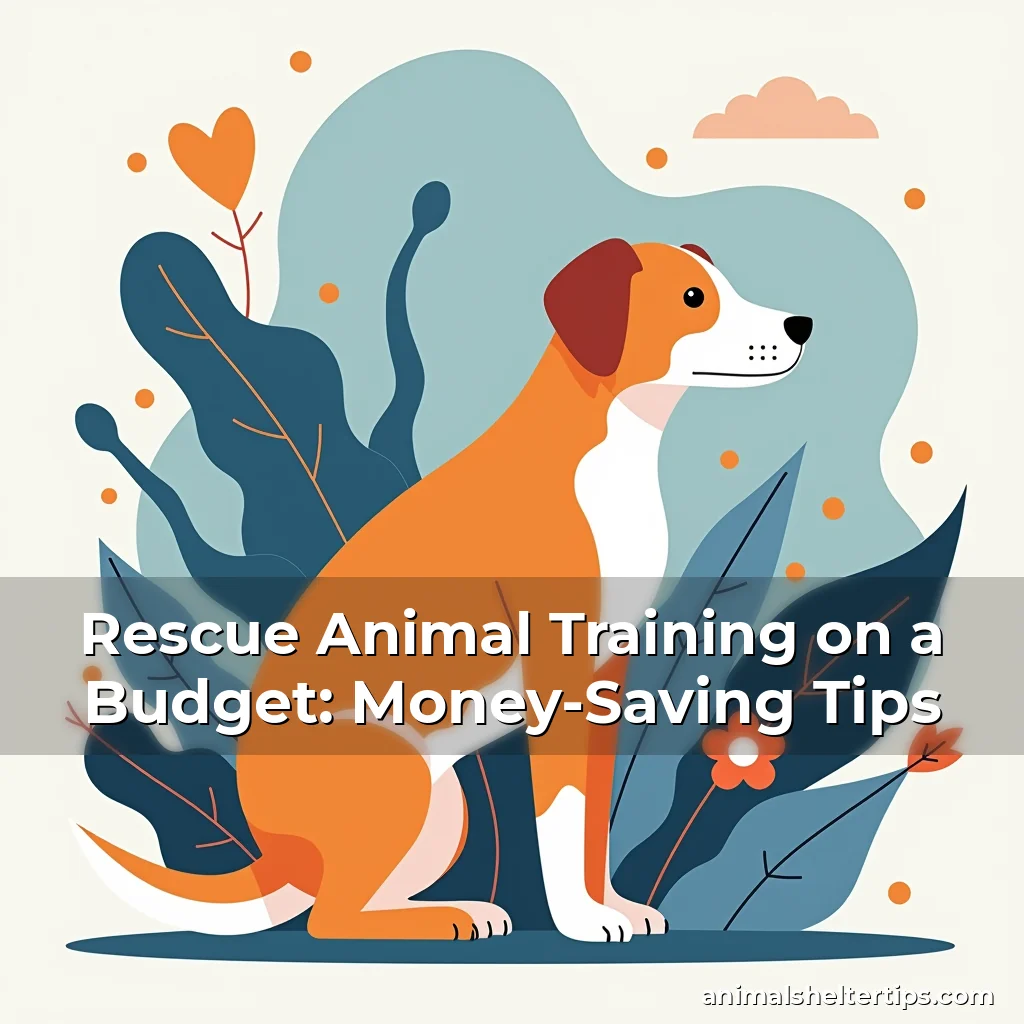 Artistic representation for Rescue Animal Training on a Budget: Money-Saving Tips