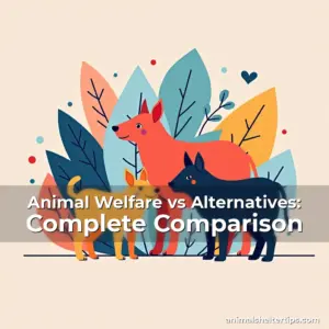 Artistic representation for Animal Welfare vs Alternatives: Complete Comparison