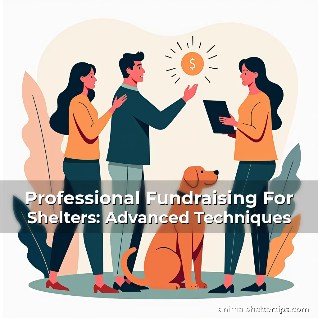 Artistic representation for Professional Fundraising For Shelters: Advanced Techniques