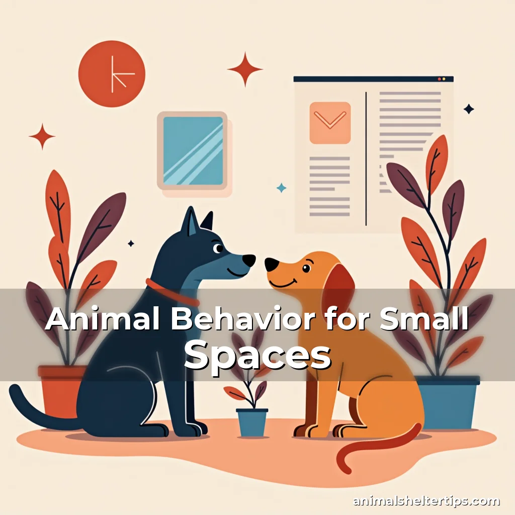 Artistic representation for Animal Behavior for Small Spaces