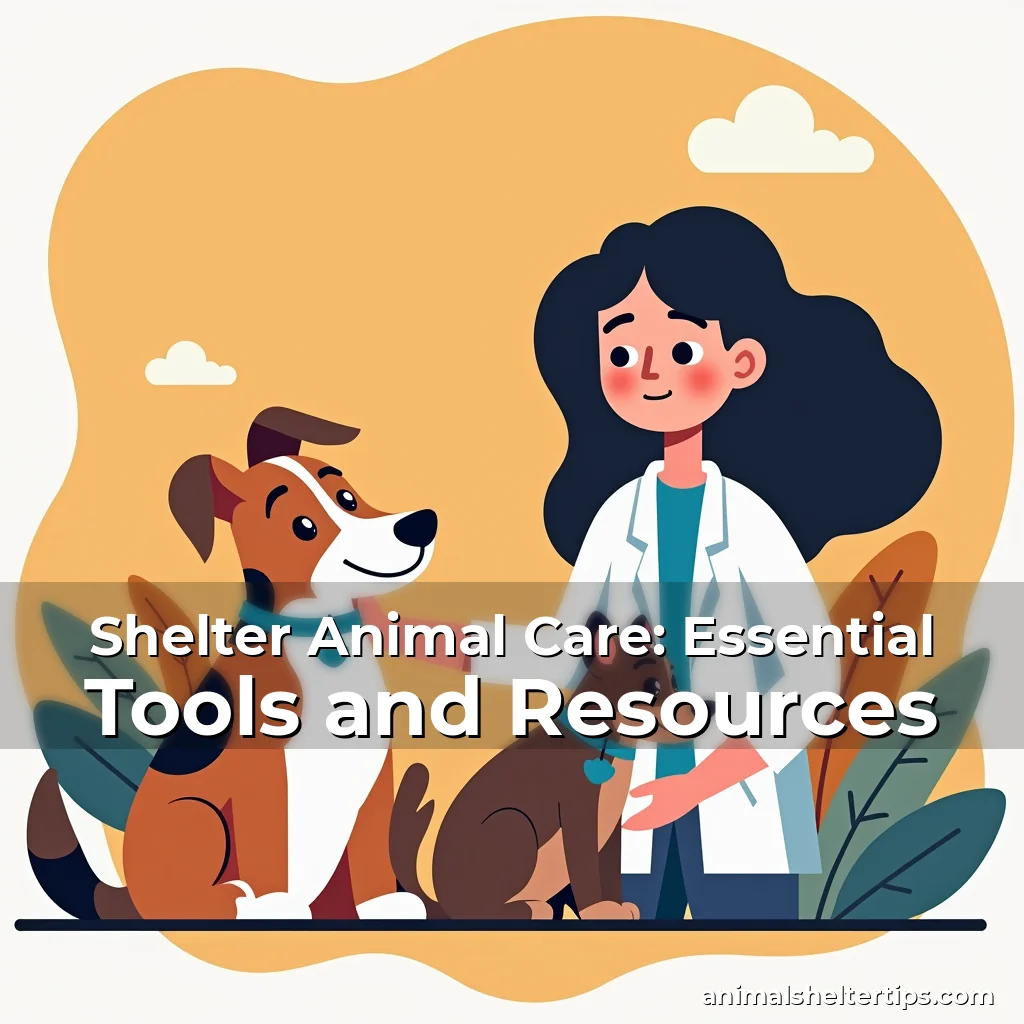 Artistic representation for Shelter Animal Care: Essential Tools and Resources