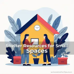 Artistic representation for Shelter Resources for Small Spaces